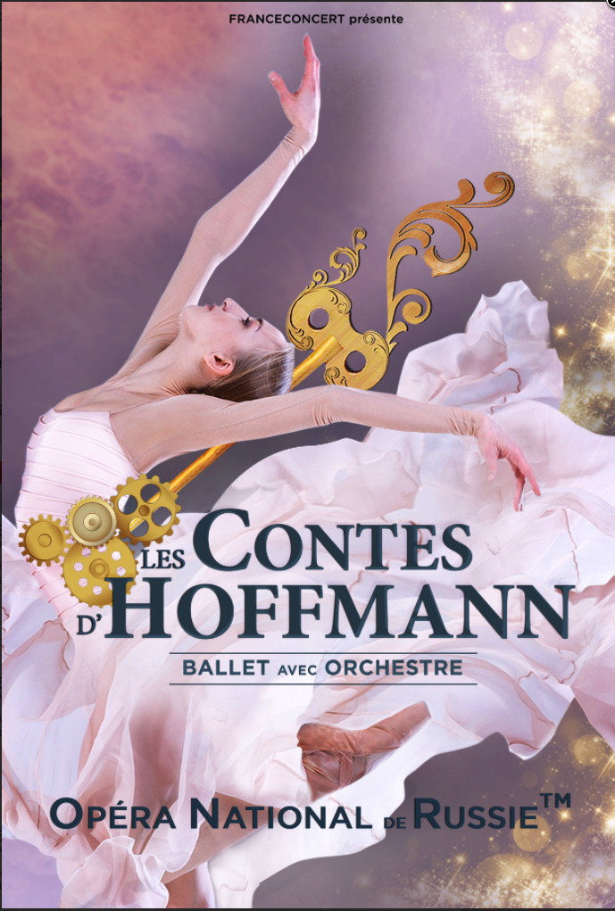 Affiche. Bruxelles-Antwerpen. Hoffmanns vertellingen. Les Contes d|Hoffmann Ballet en 3 actes. 2019-01-13